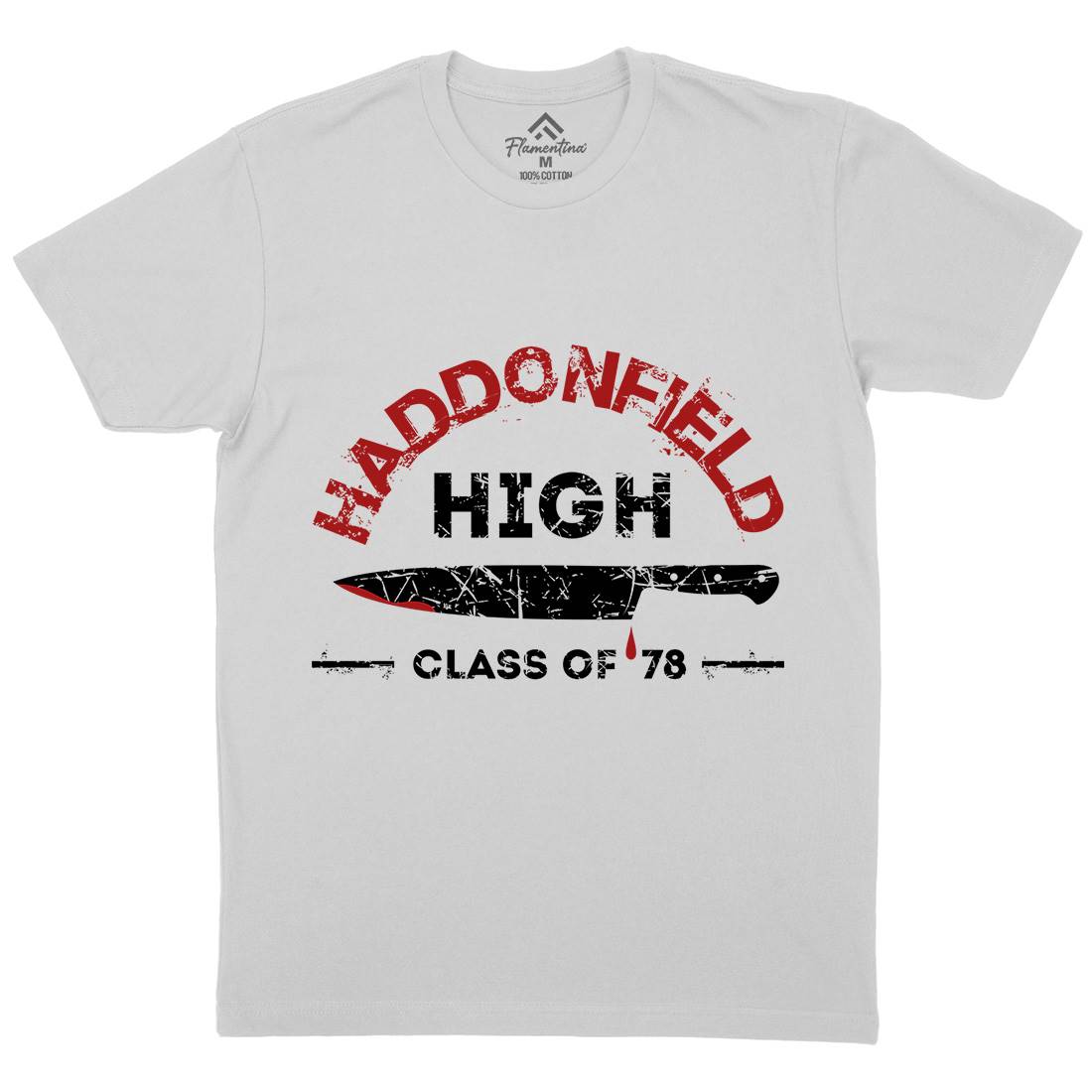 Haddonfield High Mens Crew Neck T-Shirt Horror D371