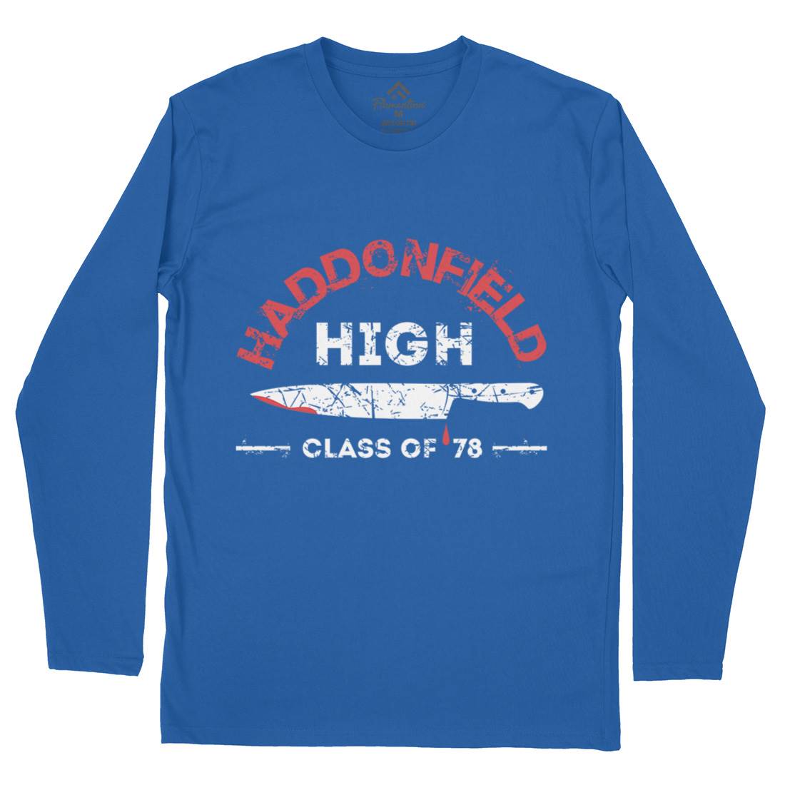 Haddonfield High Mens Long Sleeve T-Shirt Horror D371