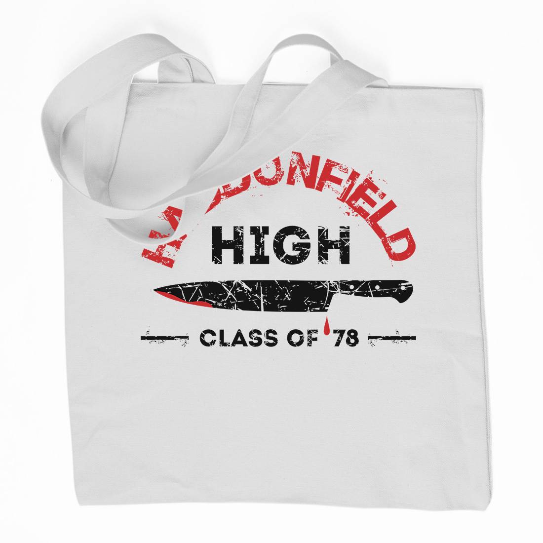 Haddonfield High Organic Premium Cotton Tote Bag Horror D371