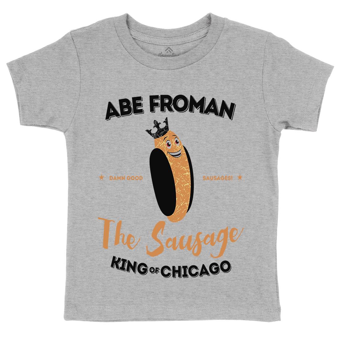 Abe Froman Kids Crew Neck T-Shirt Food D372