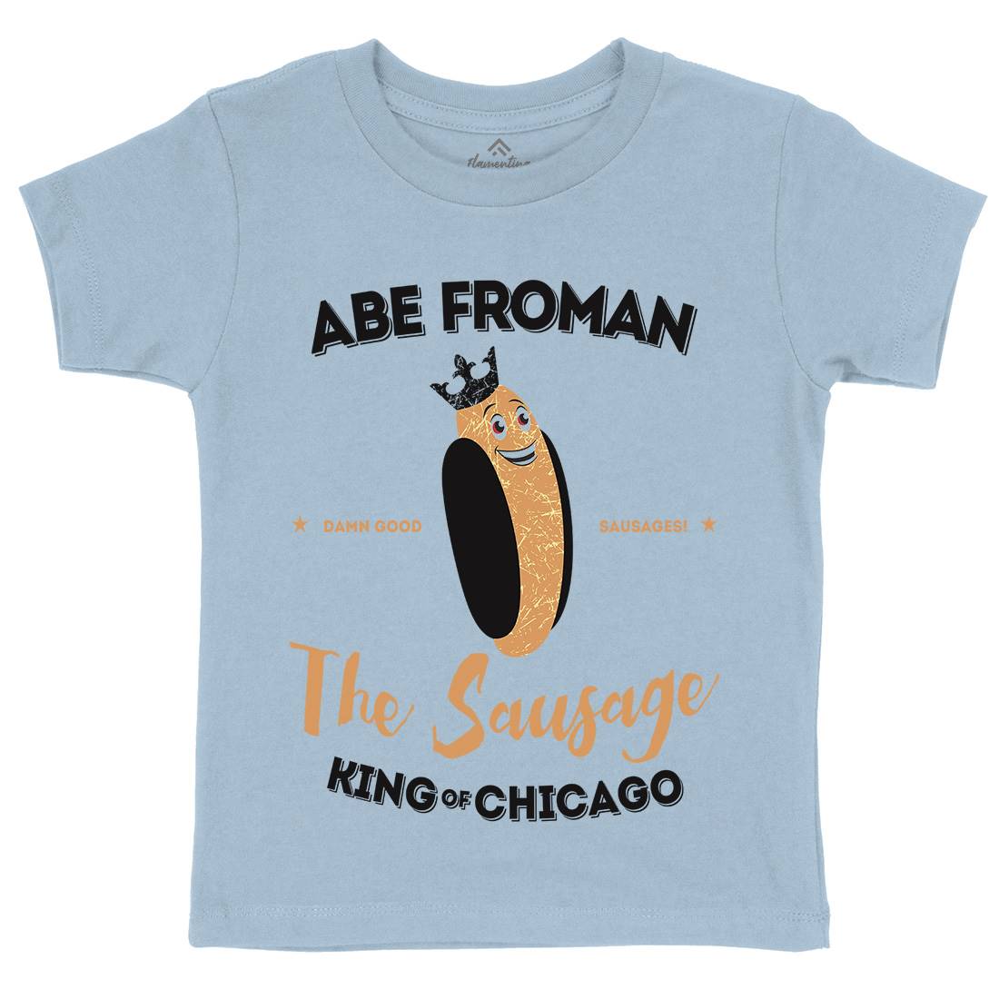 Abe Froman Kids Crew Neck T-Shirt Food D372