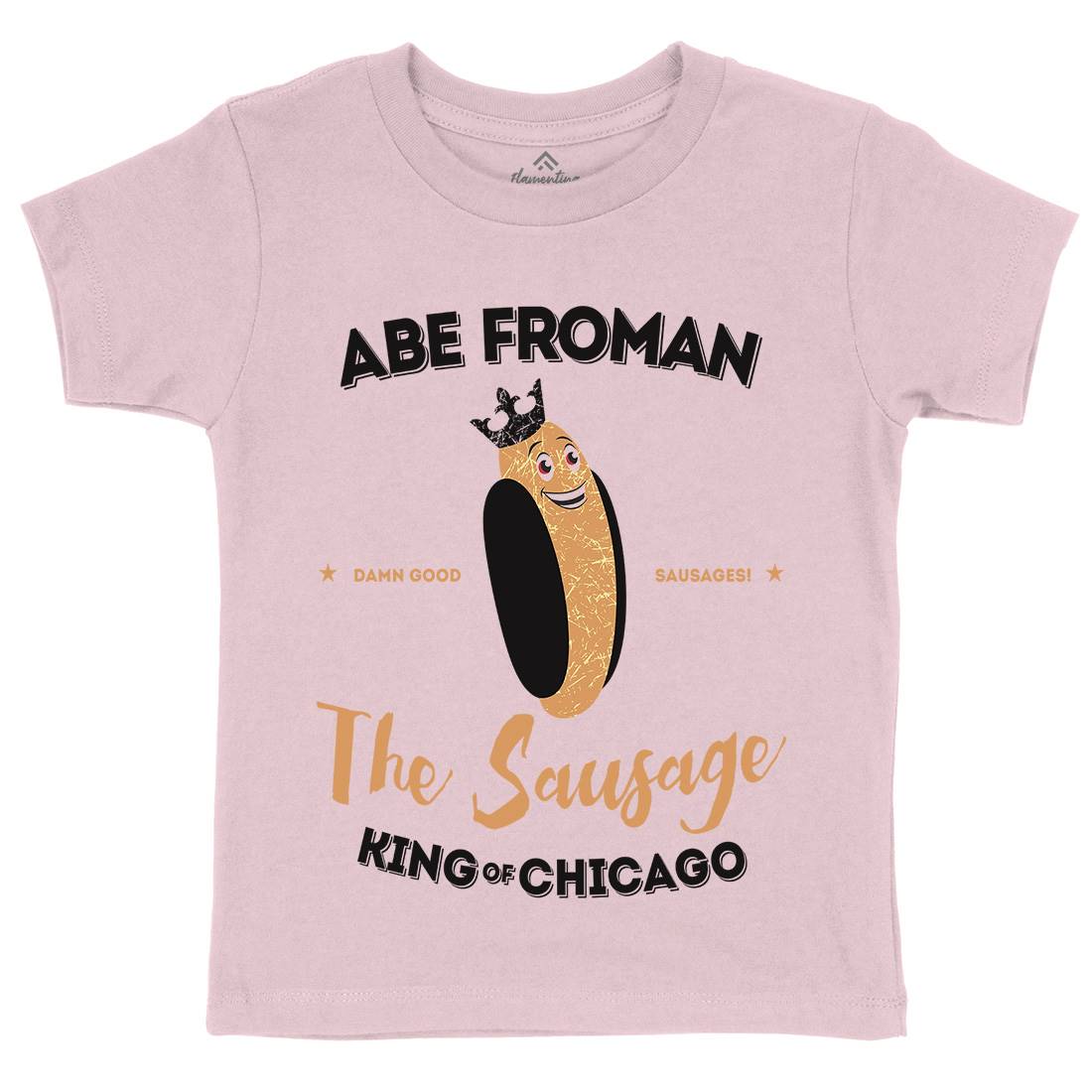 Abe Froman Kids Organic Crew Neck T-Shirt Food D372