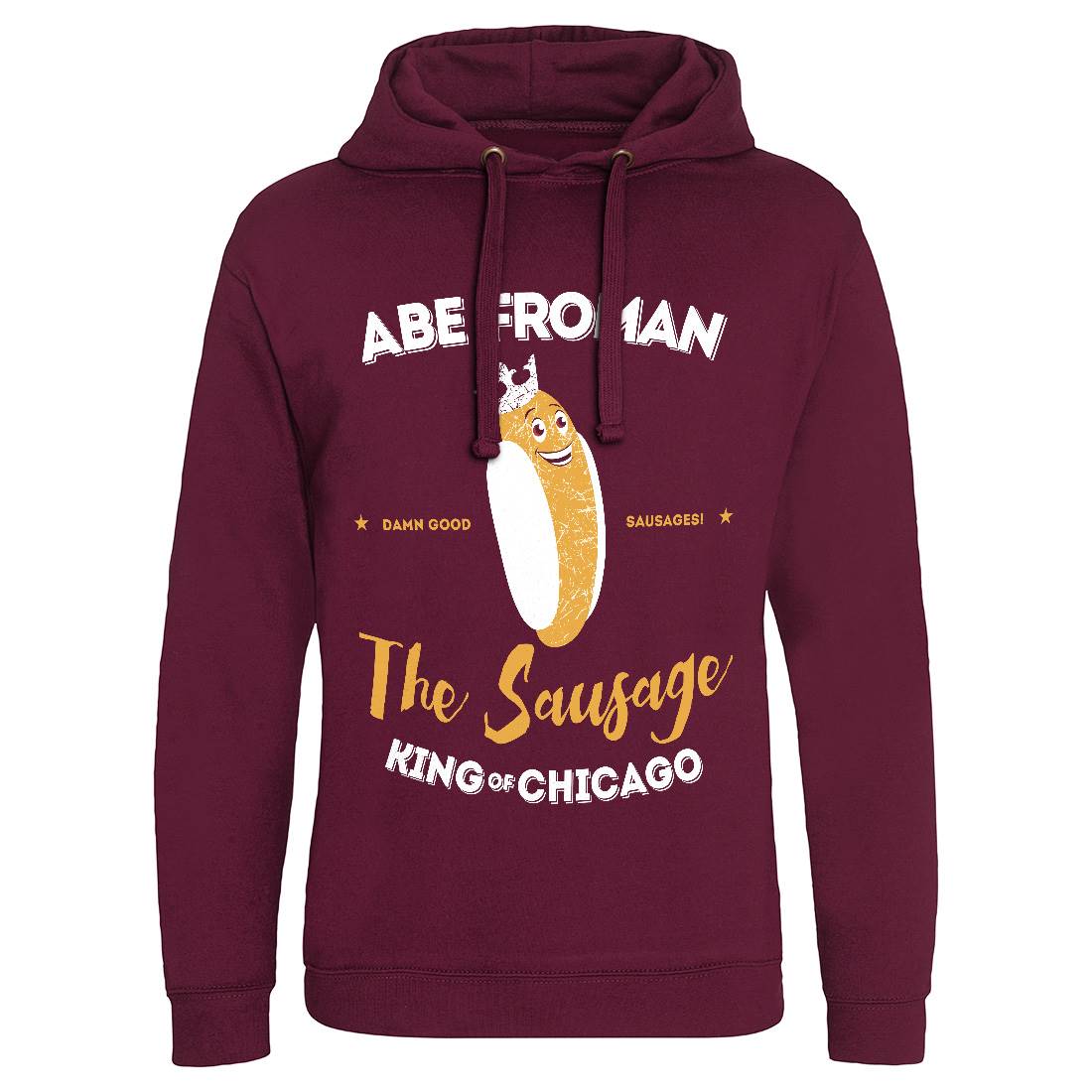 Abe Froman Mens Hoodie Without Pocket Food D372