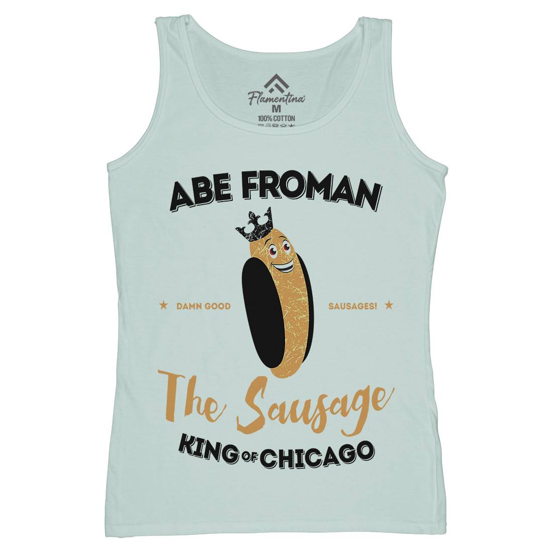 Abe Froman Womens Organic Tank Top Vest Food D372