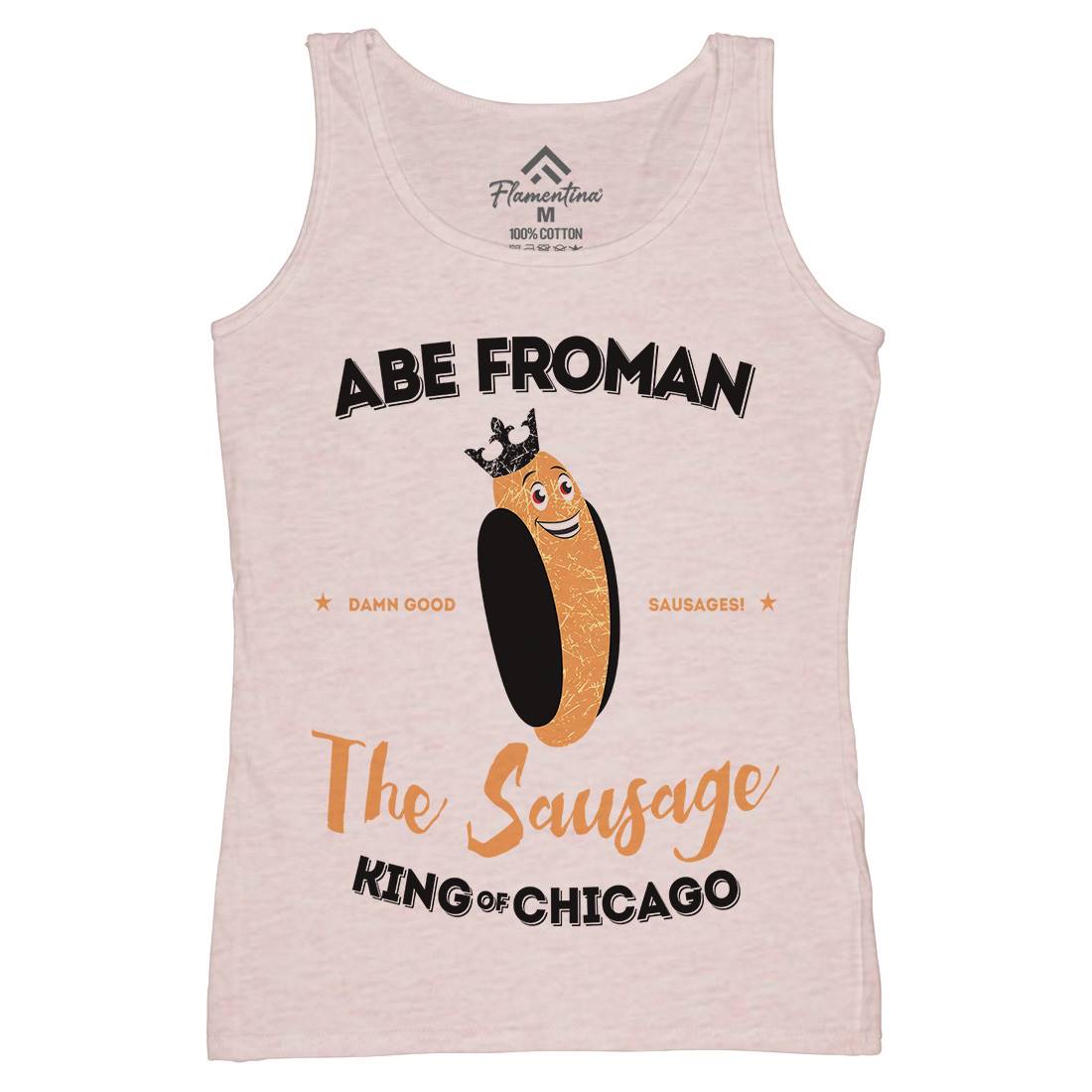 Abe Froman Womens Organic Tank Top Vest Food D372