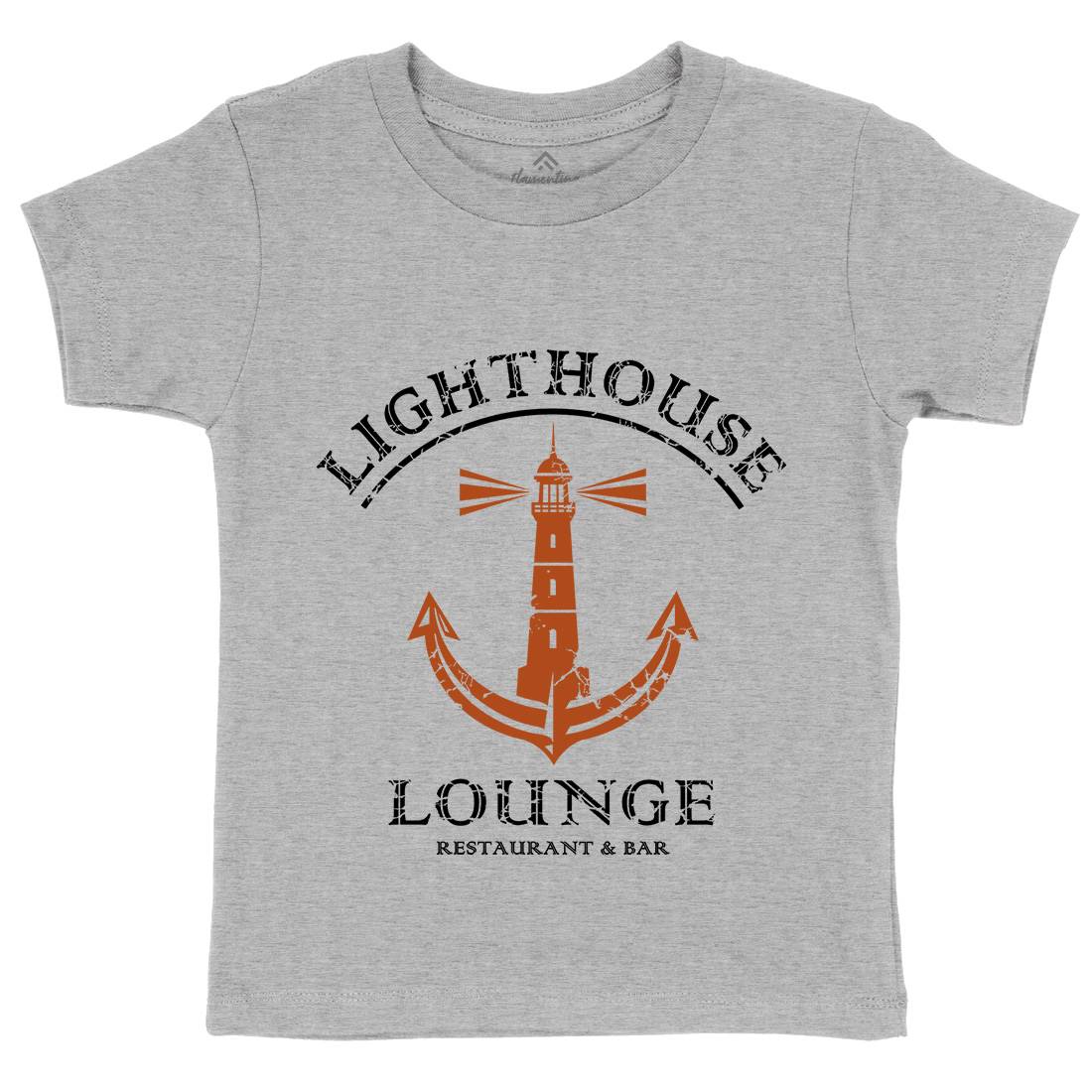 Lighthouse Lounge Kids Crew Neck T-Shirt Horror D373