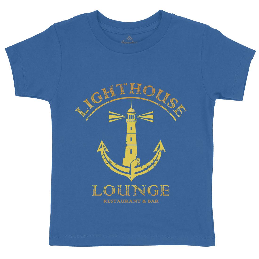 Lighthouse Lounge Kids Organic Crew Neck T-Shirt Horror D373