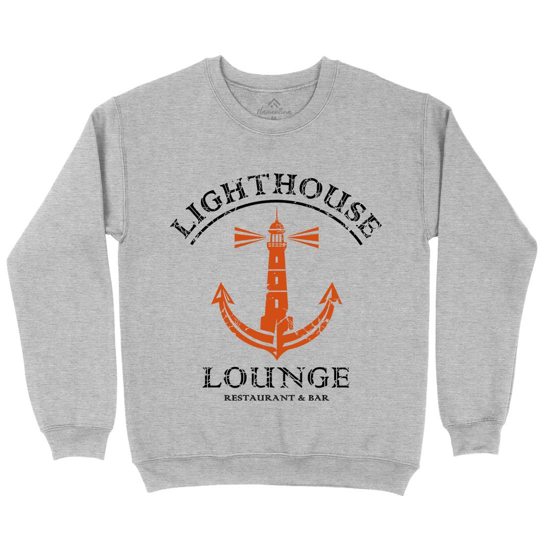 Lighthouse Lounge Mens Crew Neck Sweatshirt Horror D373