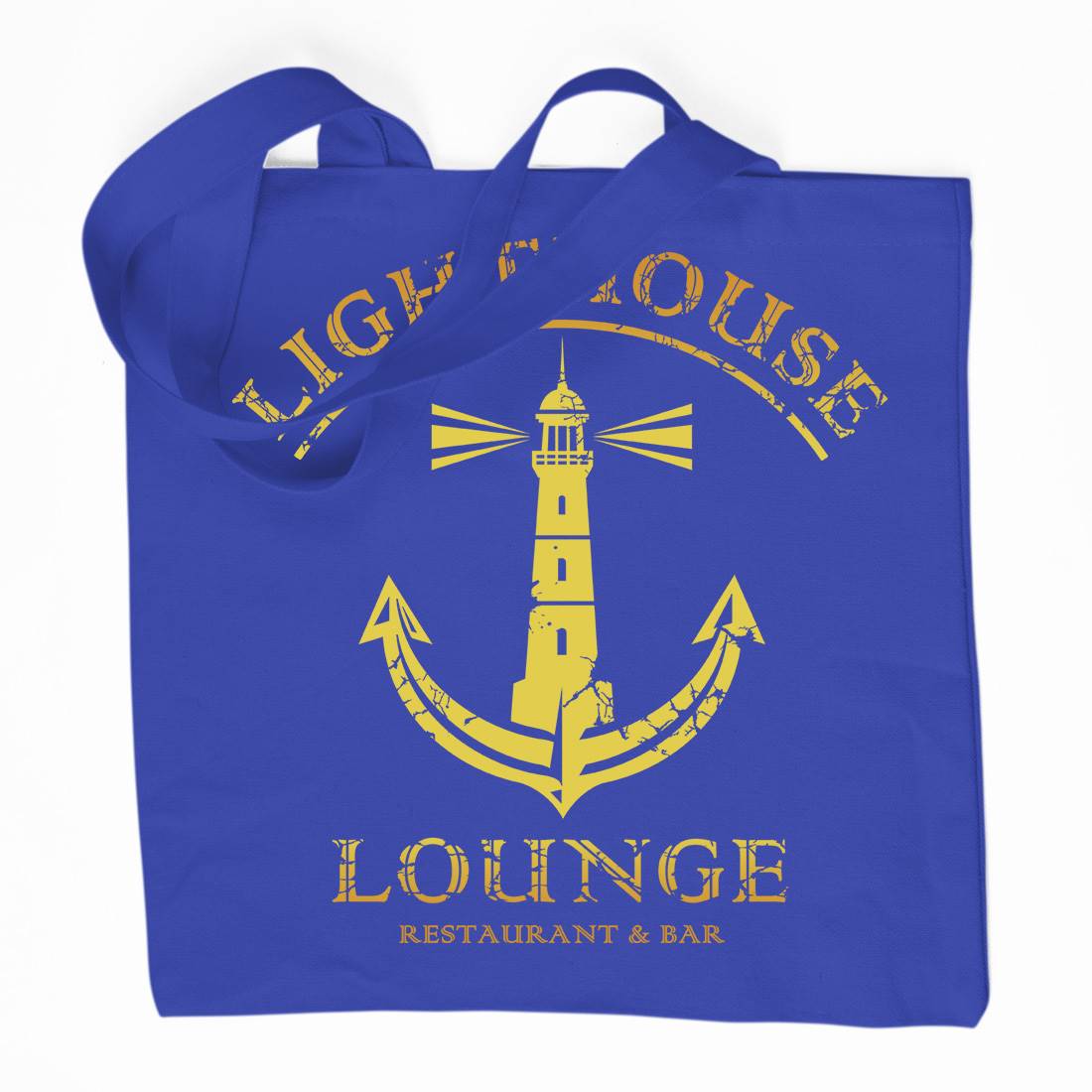 Lighthouse Lounge Organic Premium Cotton Tote Bag Horror D373