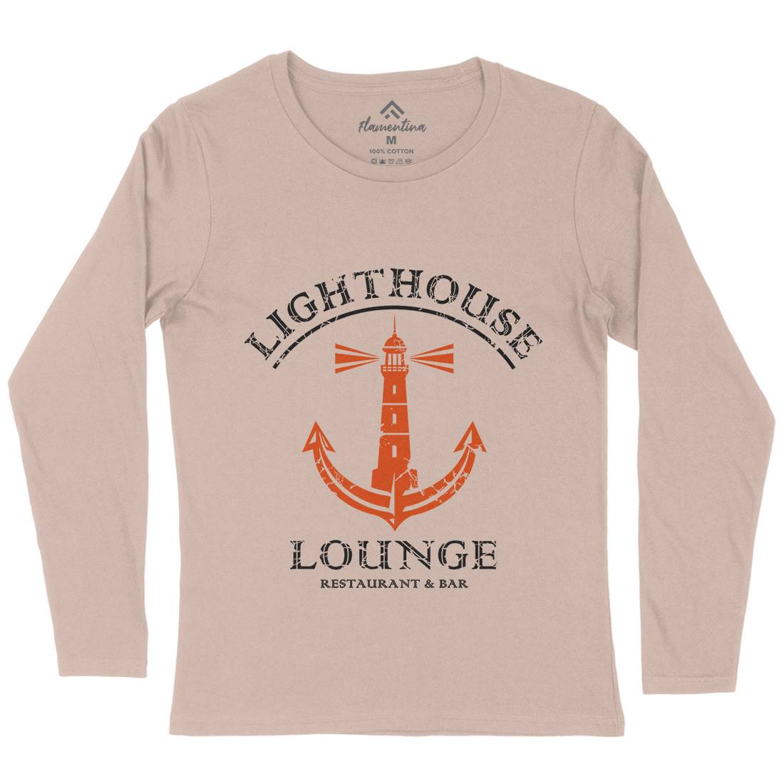 Lighthouse Lounge Womens Long Sleeve T-Shirt Horror D373