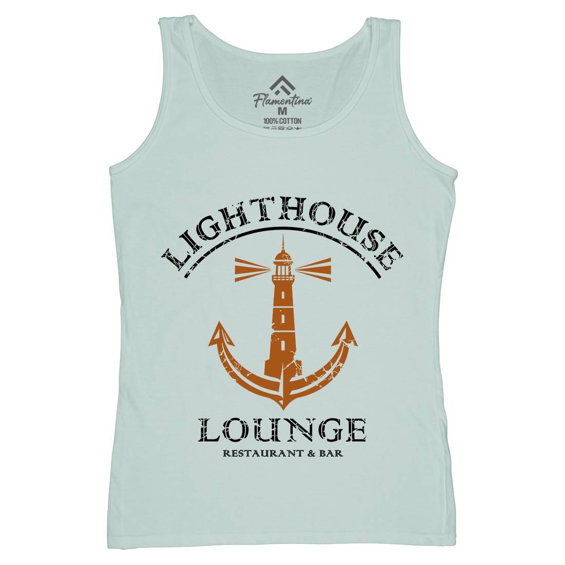Lighthouse Lounge Womens Organic Tank Top Vest Horror D373