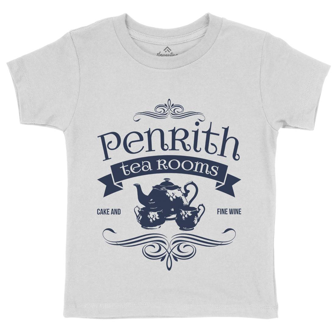 Penrith Tea Rooms Kids Crew Neck T-Shirt Food D374