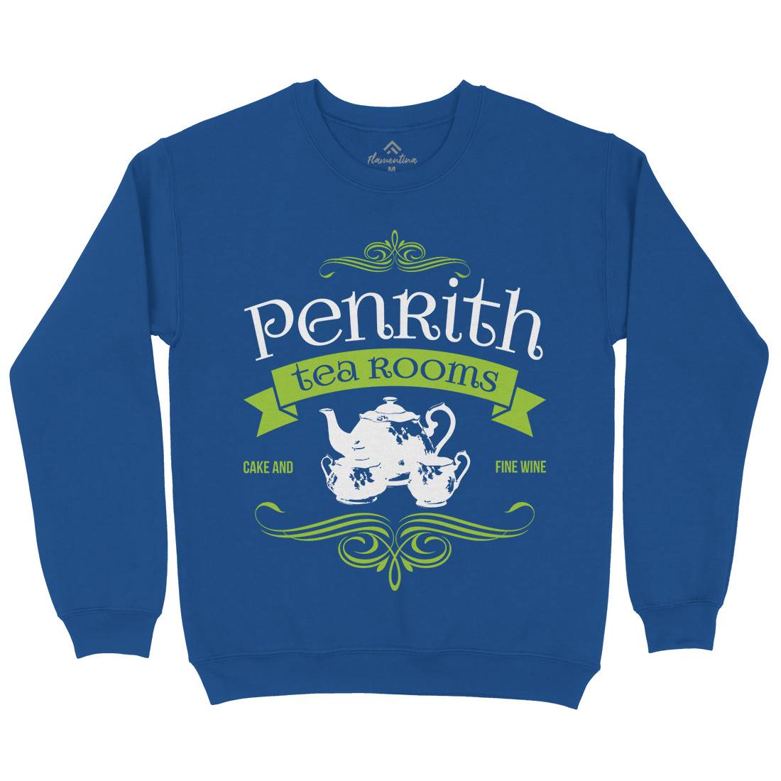 Penrith Tea Rooms Mens Crew Neck Sweatshirt Food D374
