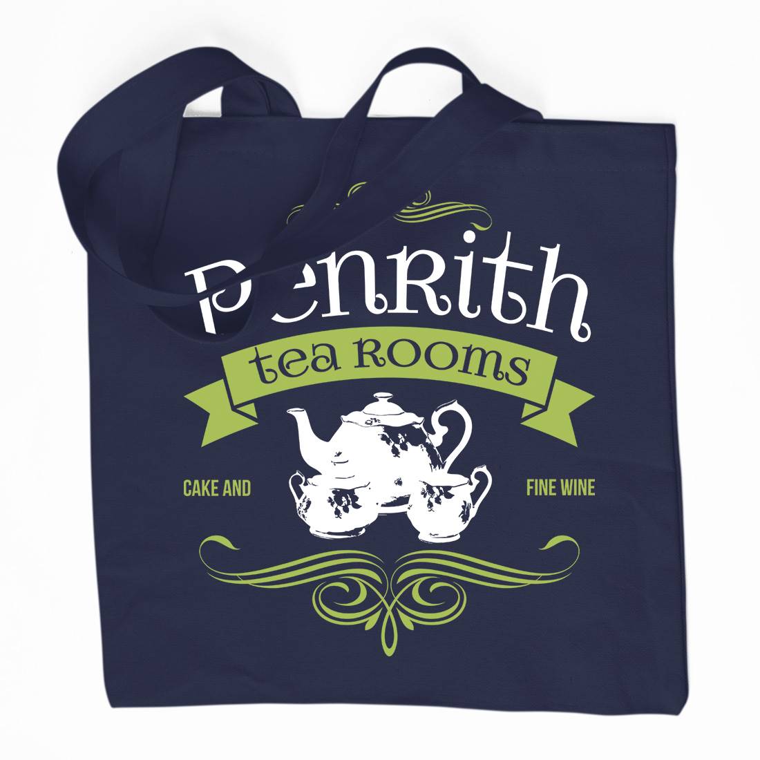 Penrith Tea Rooms Organic Premium Cotton Tote Bag Food D374