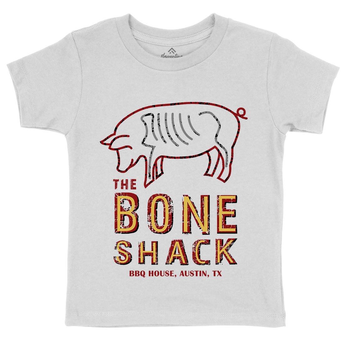 Bone Shack Kids Crew Neck T-Shirt Horror D375