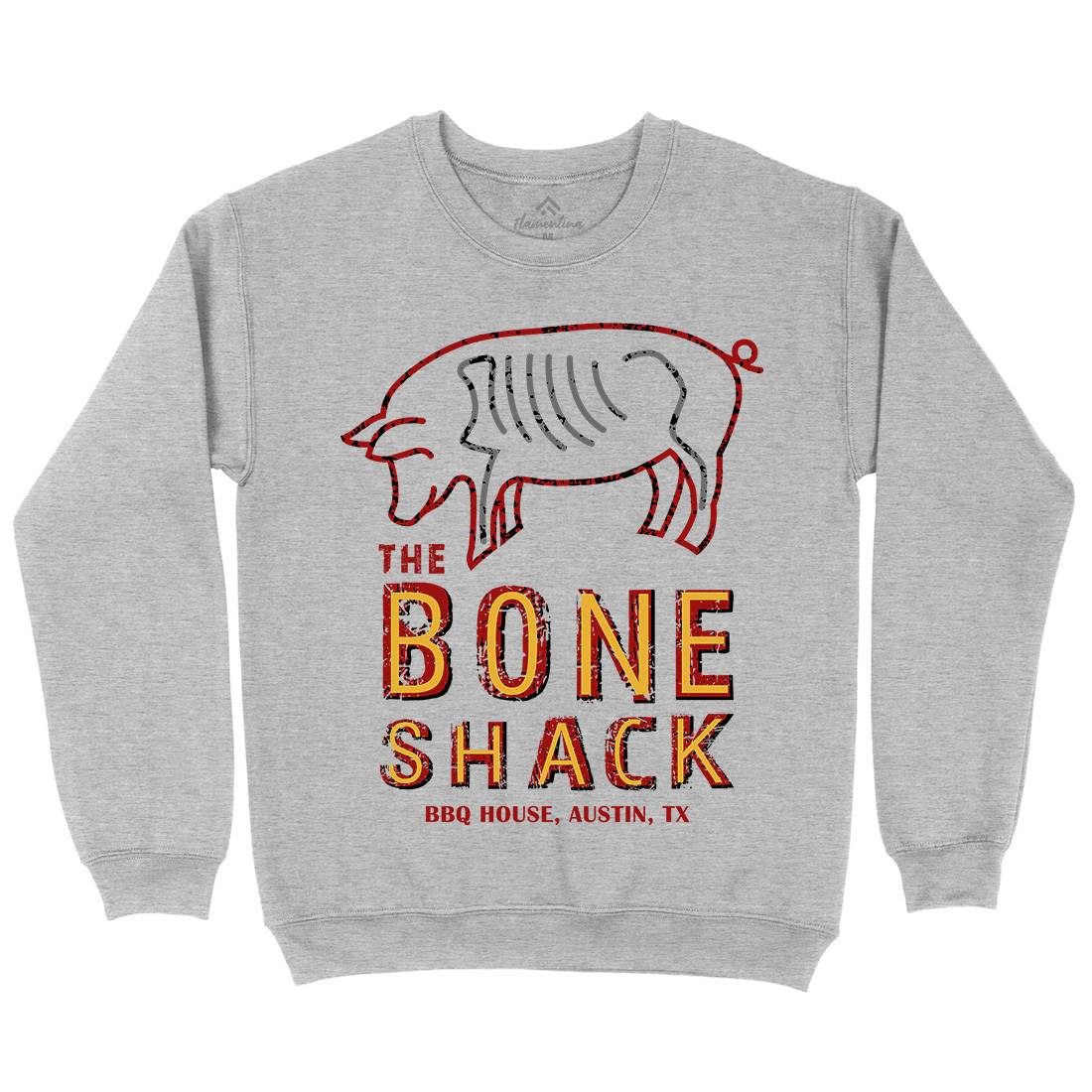 Bone Shack Mens Crew Neck Sweatshirt Horror D375