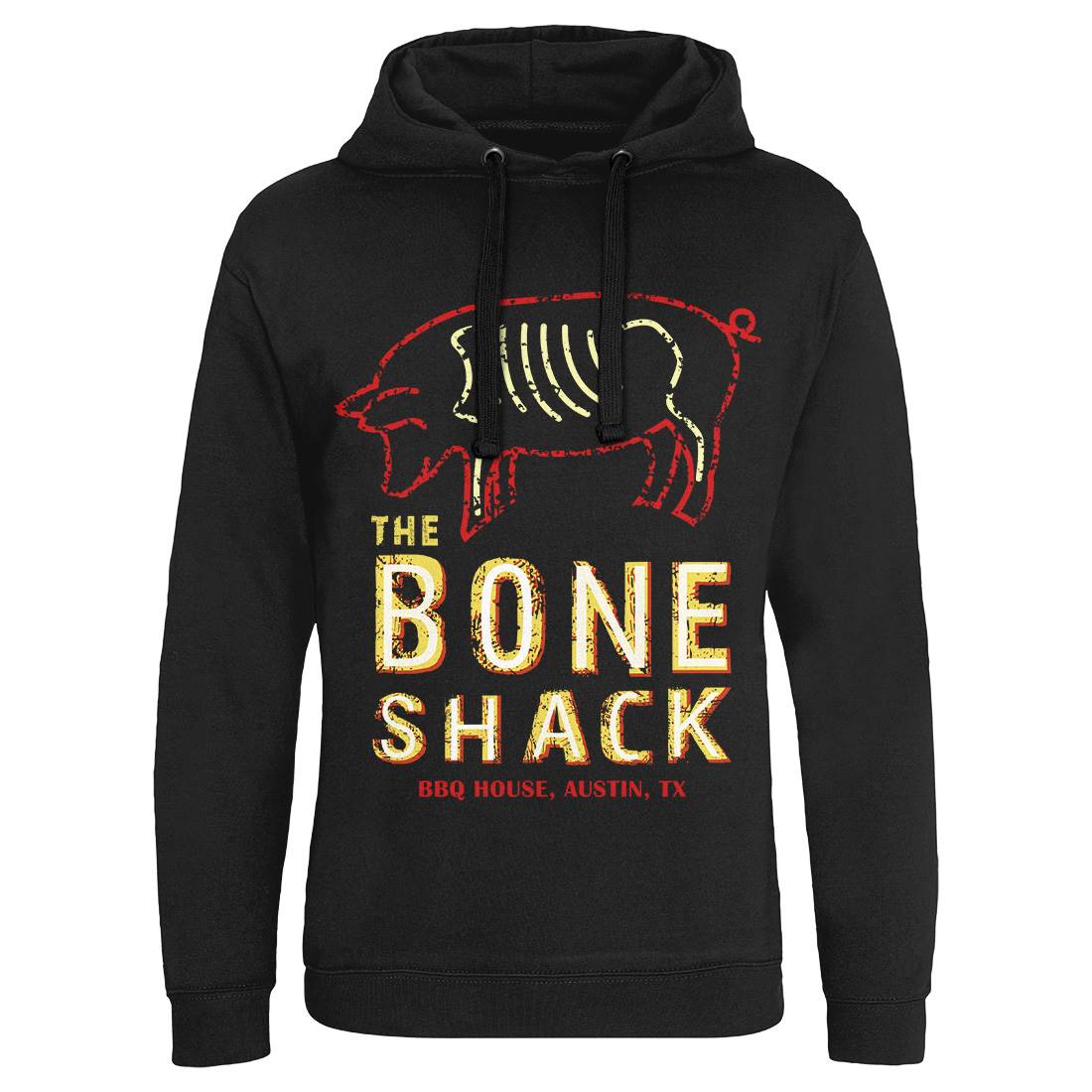 Bone Shack Mens Hoodie Without Pocket Horror D375