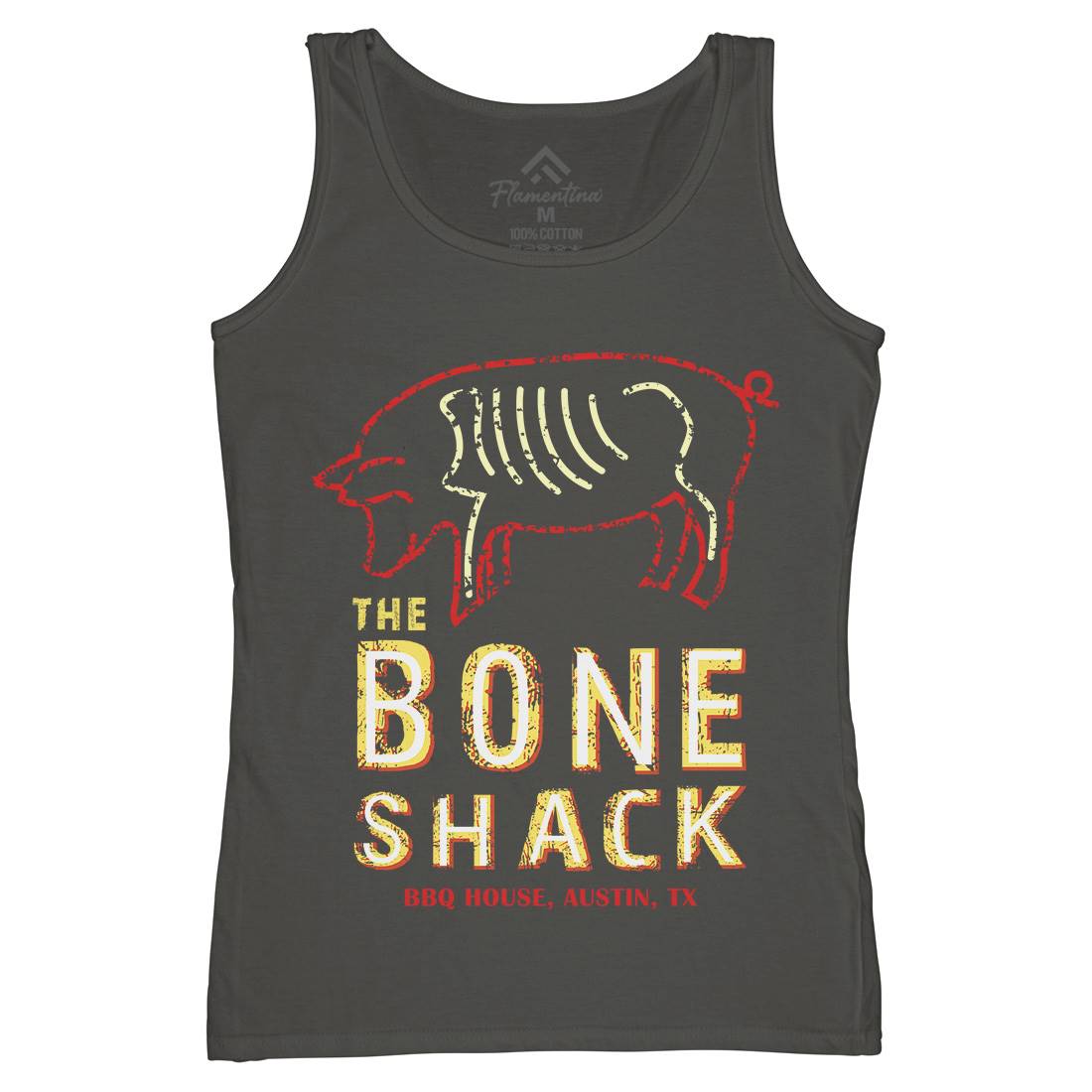 Bone Shack Womens Organic Tank Top Vest Horror D375