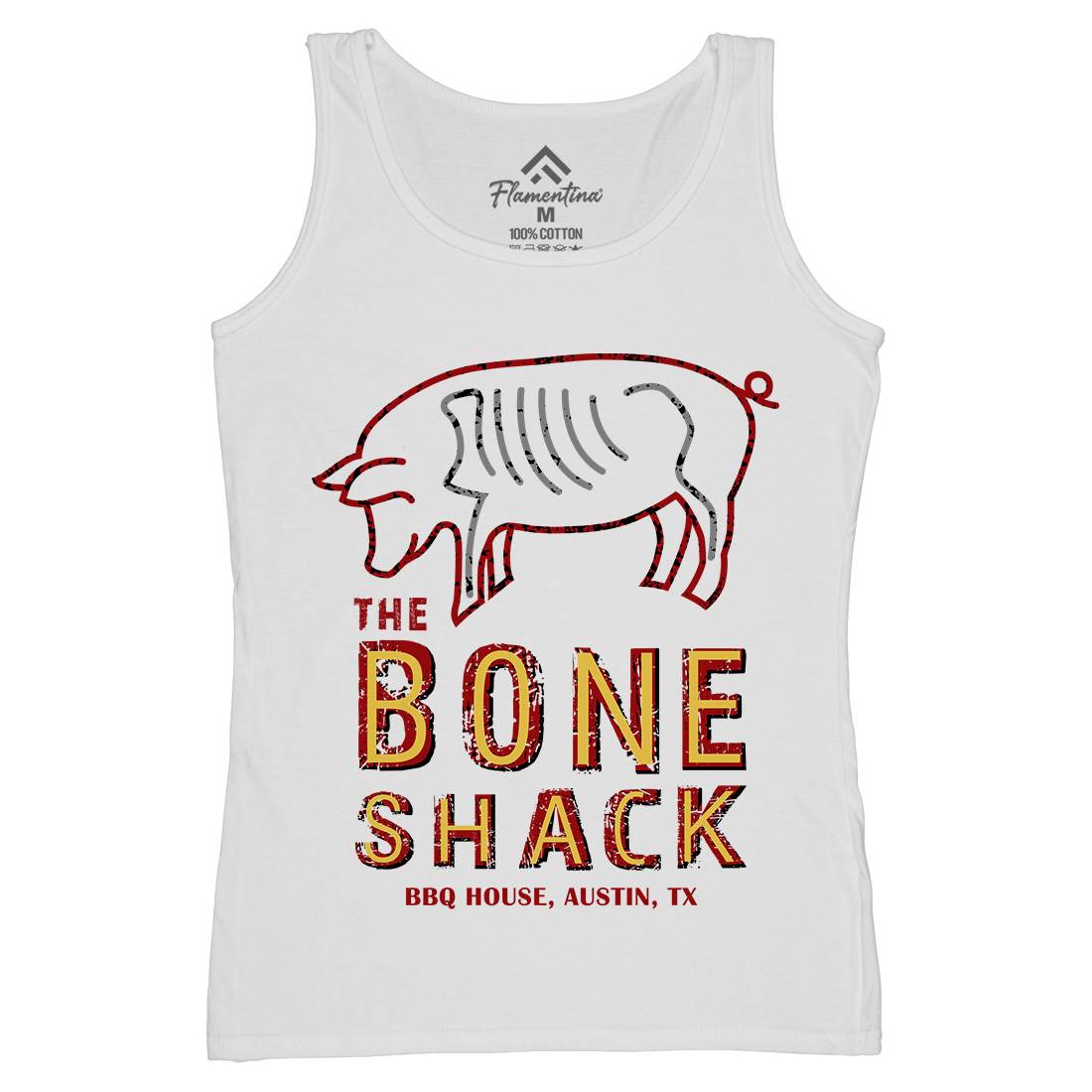 Bone Shack Womens Organic Tank Top Vest Horror D375