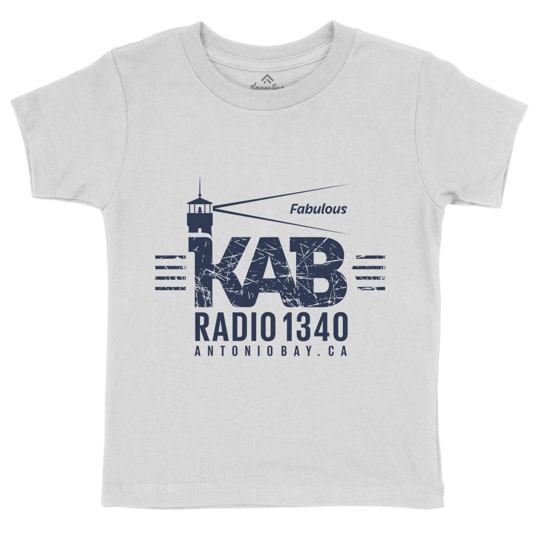 Kab Radio Kids Crew Neck T-Shirt Music D376