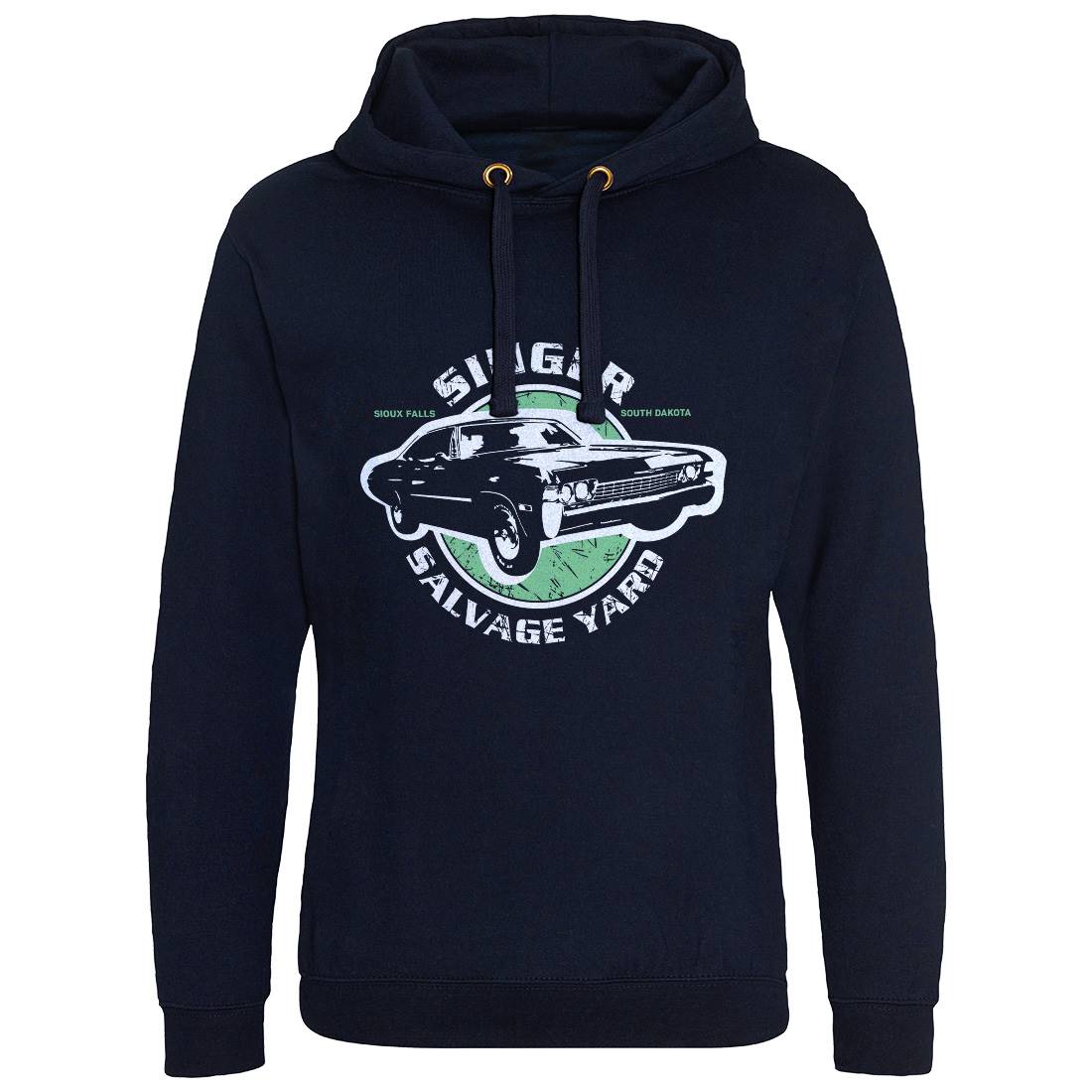 Singer Salvage Yard Mens Hoodie Without Pocket Cars D377