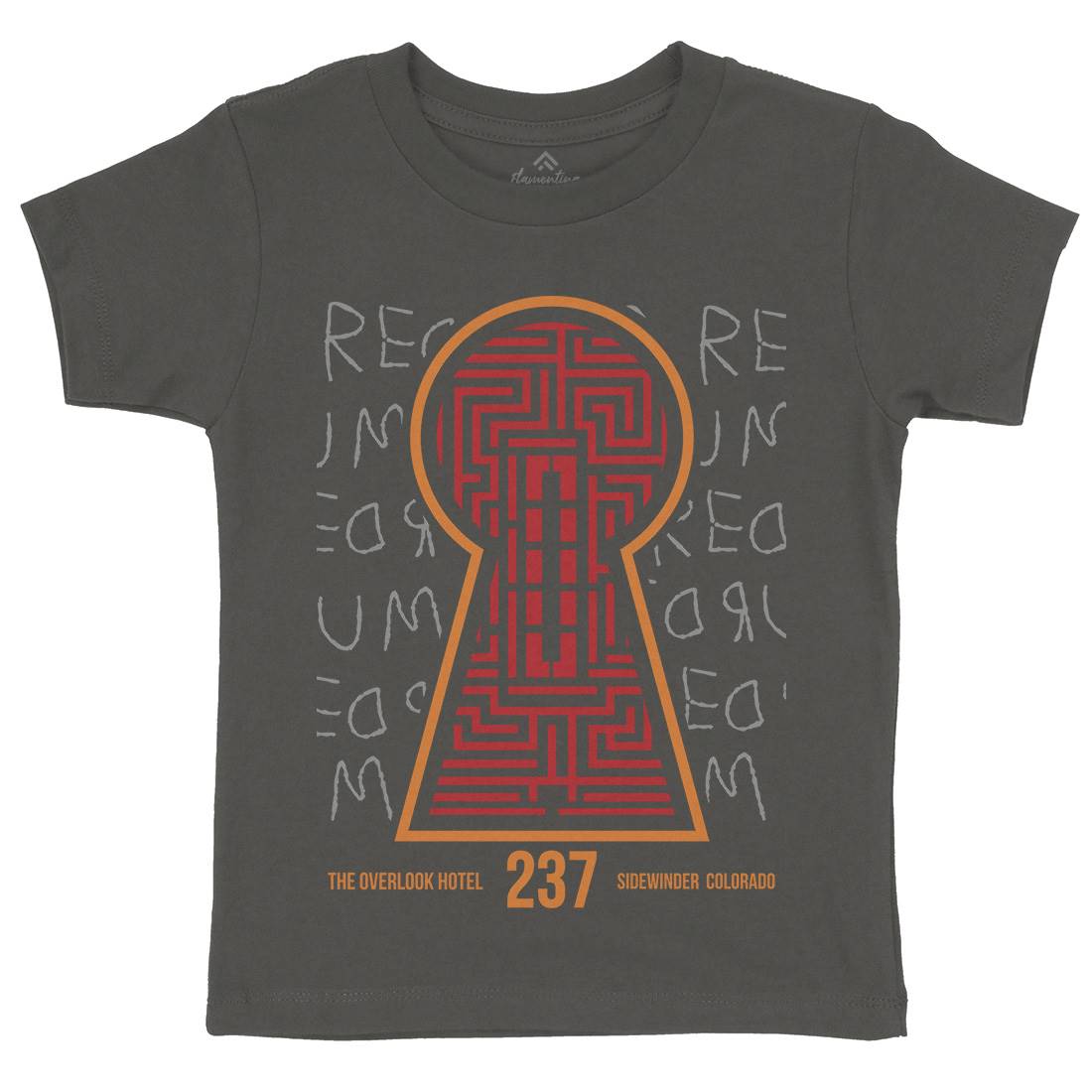 Room 237 Kids Organic Crew Neck T-Shirt Horror D378