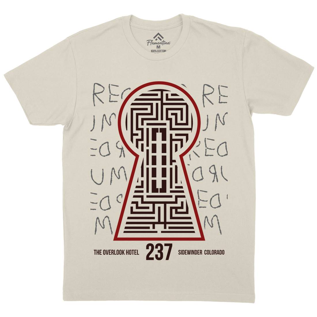 Room 237 Mens Organic Crew Neck T-Shirt Horror D378