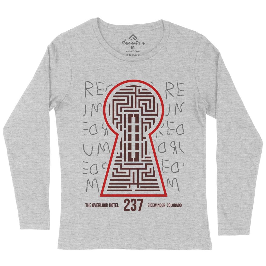 Room 237 Womens Long Sleeve T-Shirt Horror D378