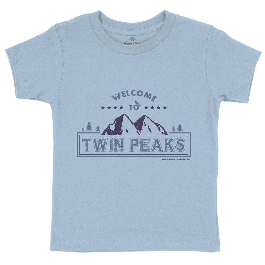 Welcome To Kids Organic Crew Neck T-Shirt Nature D379