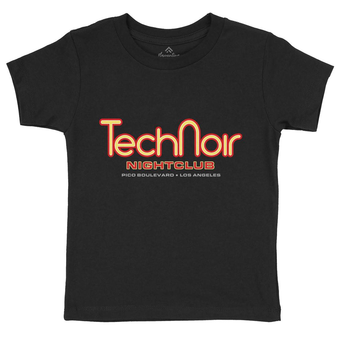 Tech Noir Kids Crew Neck T-Shirt Space D381