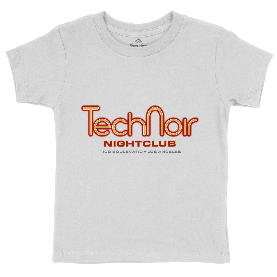 Tech Noir Kids Organic Crew Neck T-Shirt Space D381
