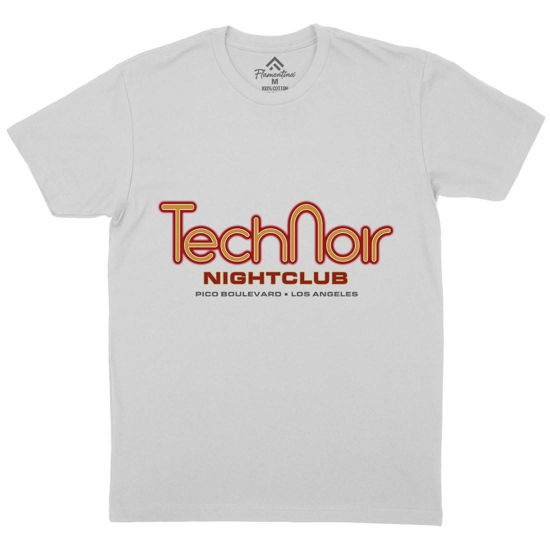Tech Noir Mens Crew Neck T-Shirt Space D381
