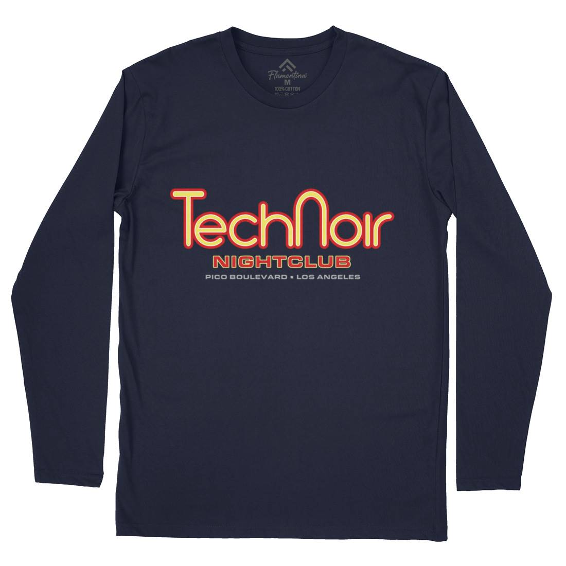 Tech Noir Mens Long Sleeve T-Shirt Space D381