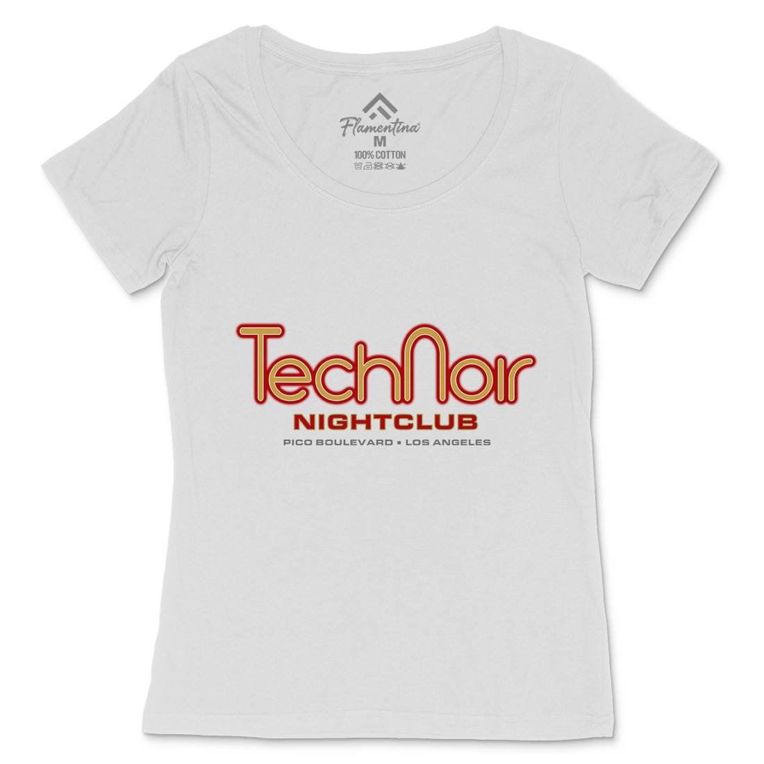 Tech Noir Womens Scoop Neck T-Shirt Space D381