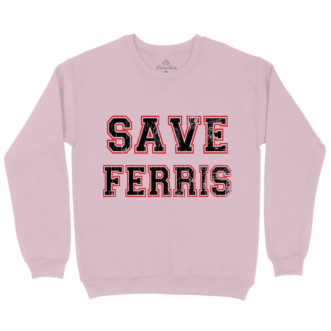 Save Ferris Kids Crew Neck Sweatshirt Retro D382