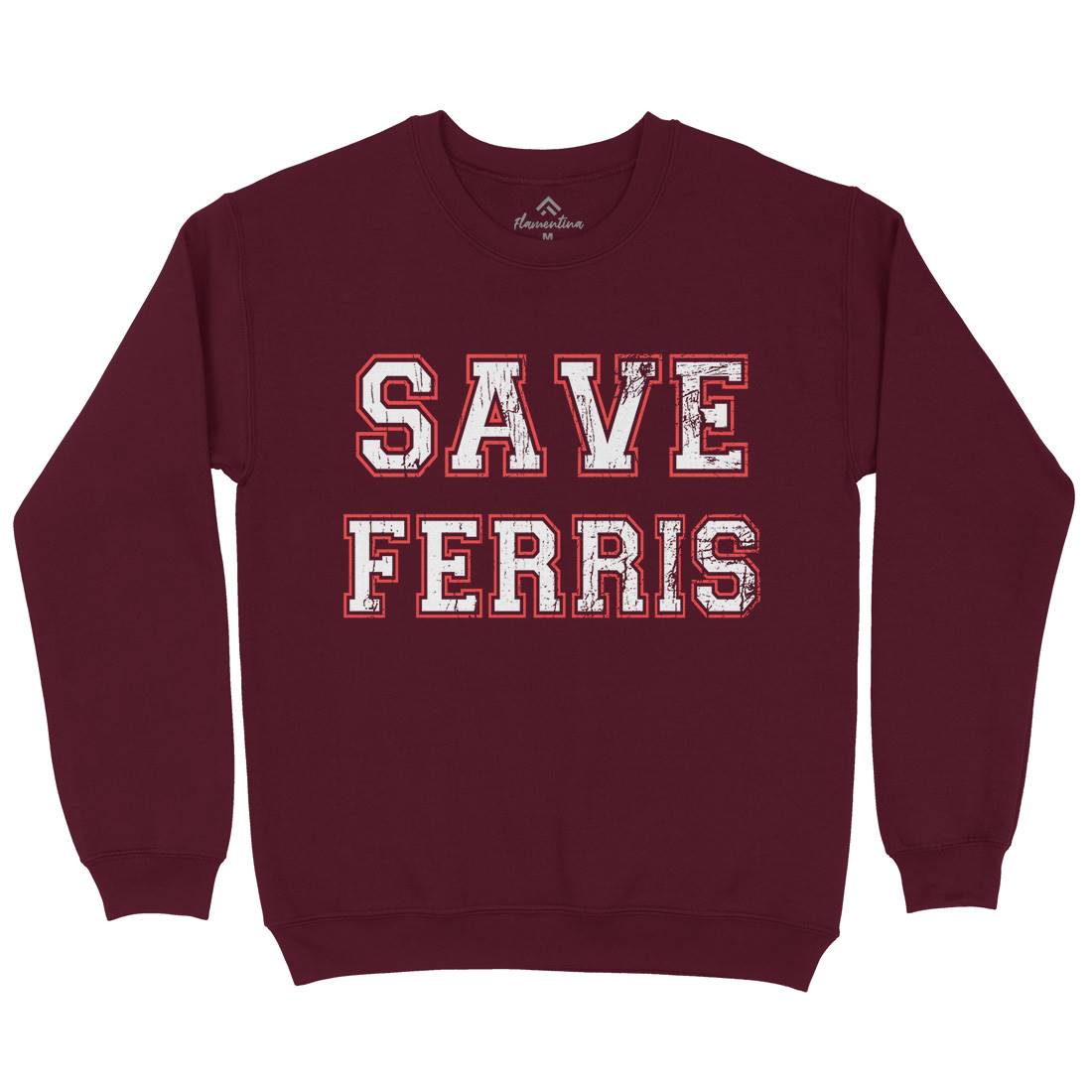 Save Ferris Mens Crew Neck Sweatshirt Retro D382
