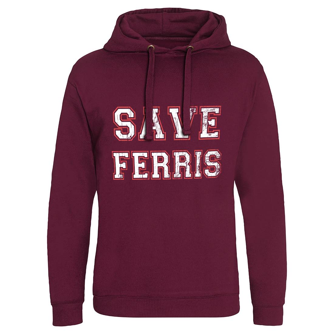 Save Ferris Mens Hoodie Without Pocket Retro D382