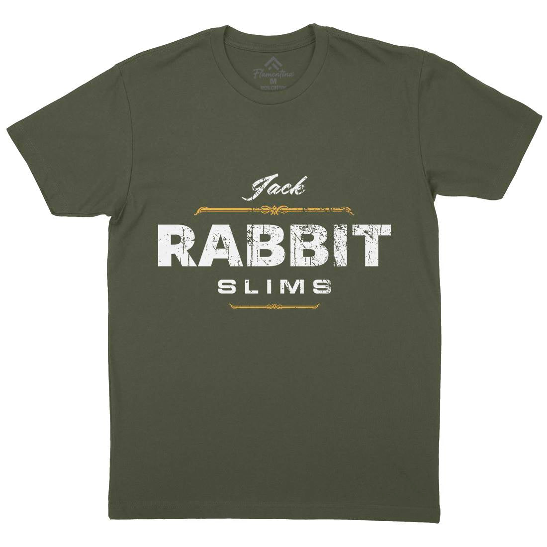 Jack Rabbit Slims Mens Organic Crew Neck T-Shirt Retro D383