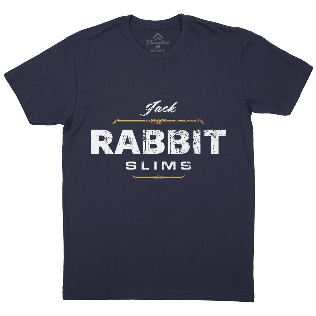 Jack Rabbit Slims Mens Crew Neck T-Shirt Retro D383