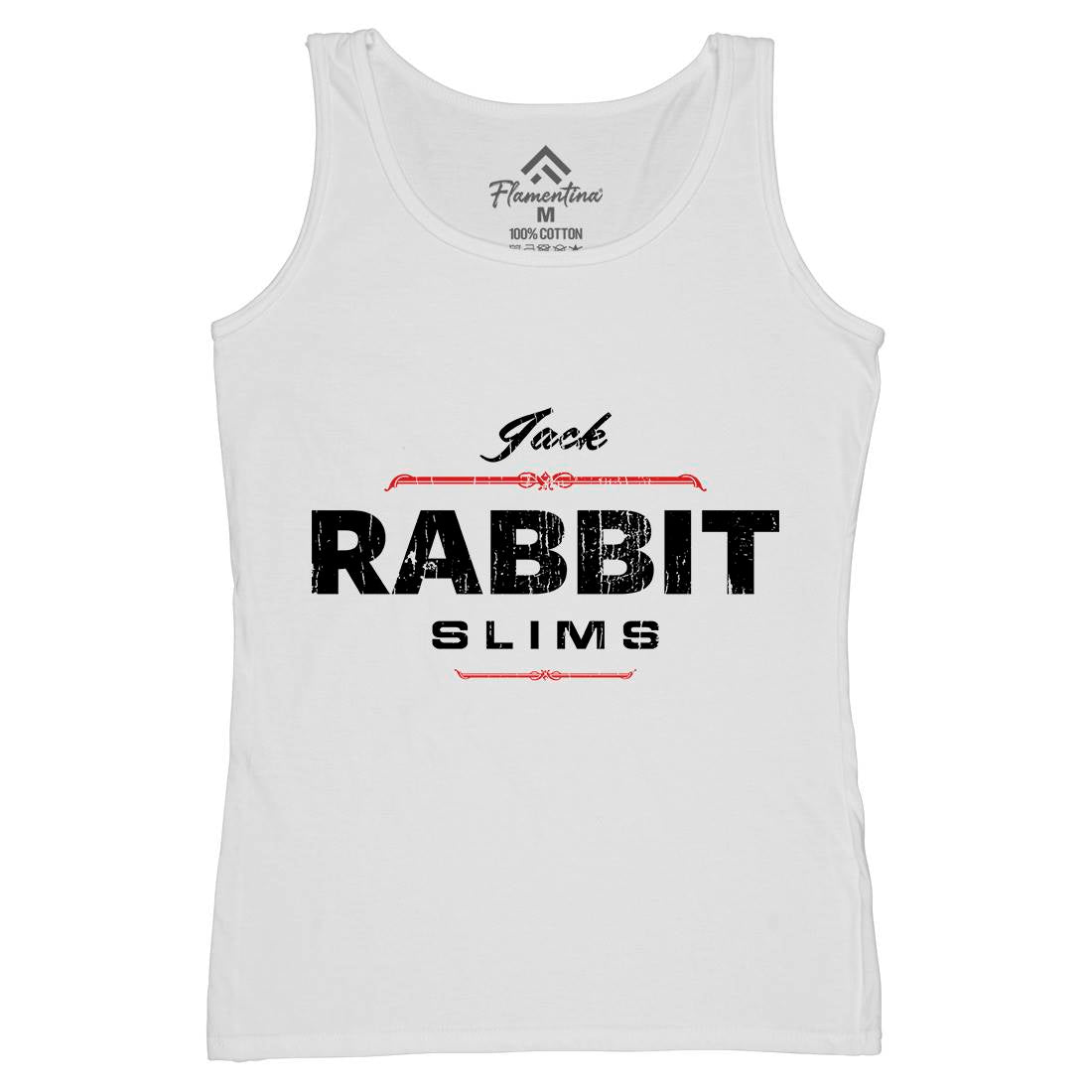 Jack Rabbit Slims Womens Organic Tank Top Vest Retro D383