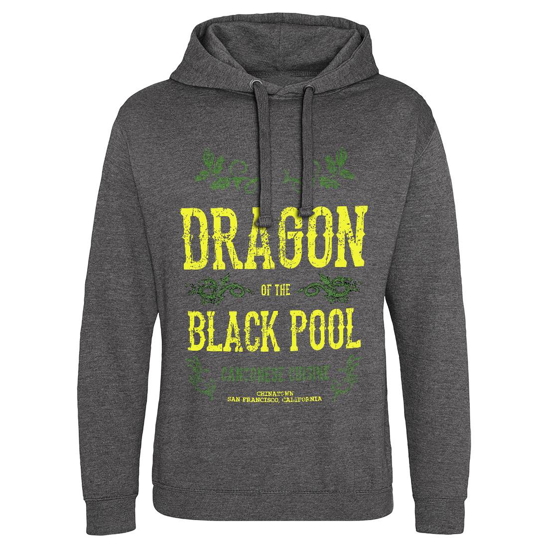 Dragon Of The Black Pool Mens Hoodie Without Pocket Asian D384