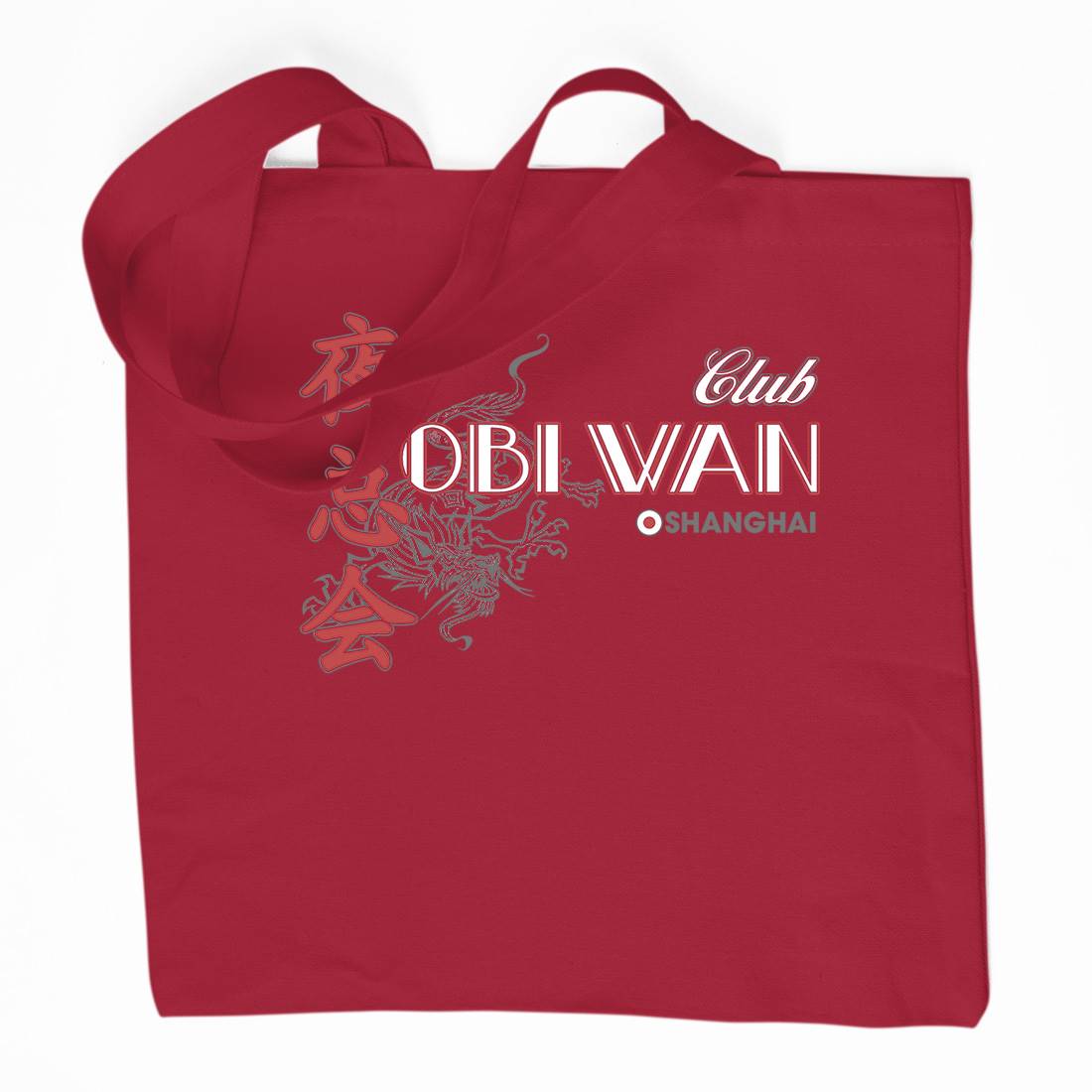 Club Obi Wan Organic Premium Cotton Tote Bag Retro D385