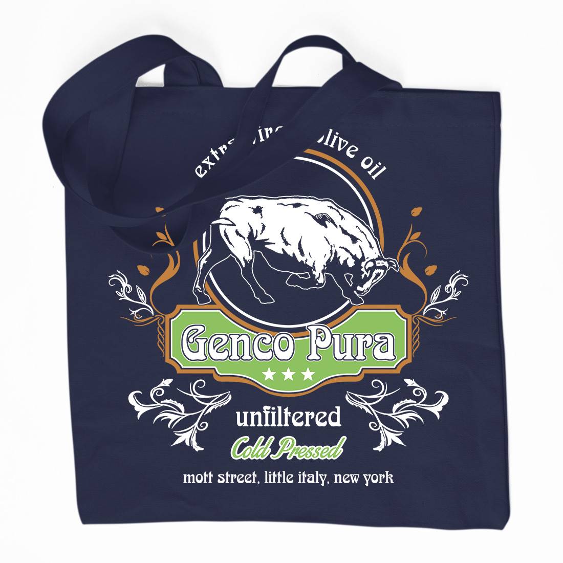 Genco Pura Organic Premium Cotton Tote Bag Food D387