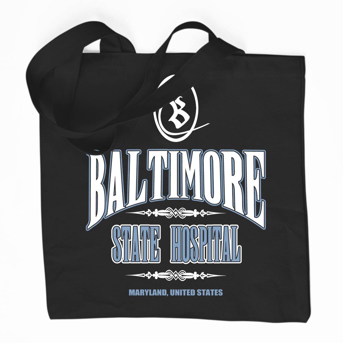 Baltimore Hospital Organic Premium Cotton Tote Bag Horror D388