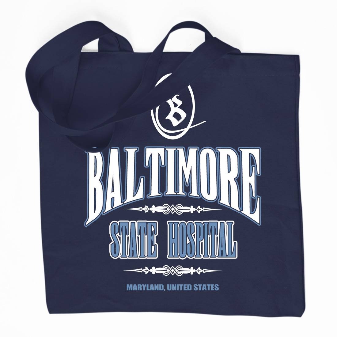 Baltimore Hospital Organic Premium Cotton Tote Bag Horror D388