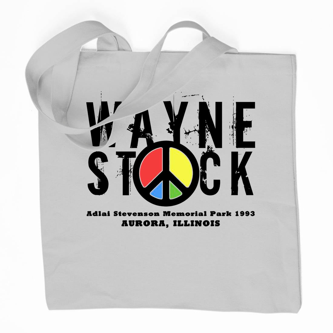 Waynestock Organic Premium Cotton Tote Bag Music D389