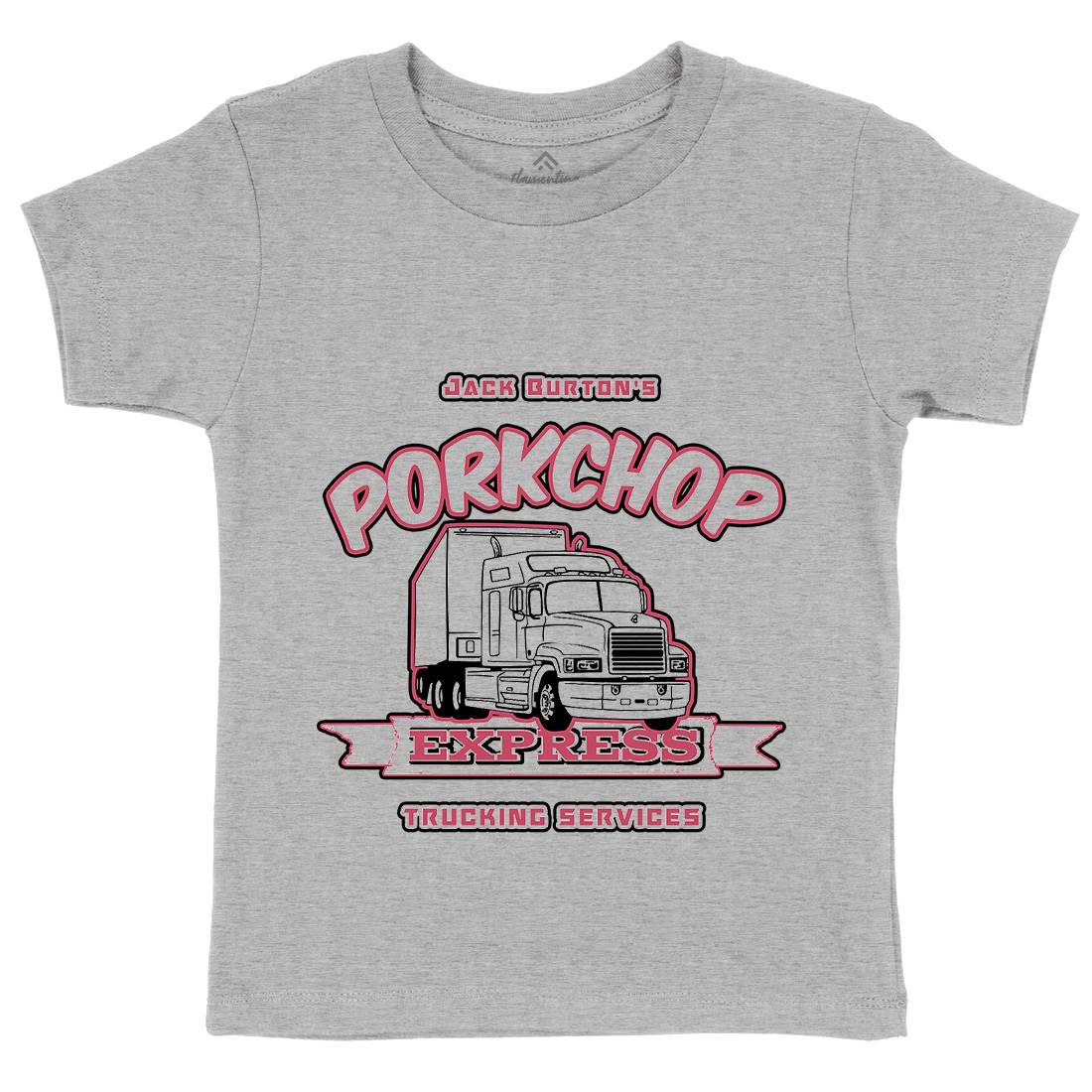 Pork Chop Express Kids Organic Crew Neck T-Shirt Asian D390