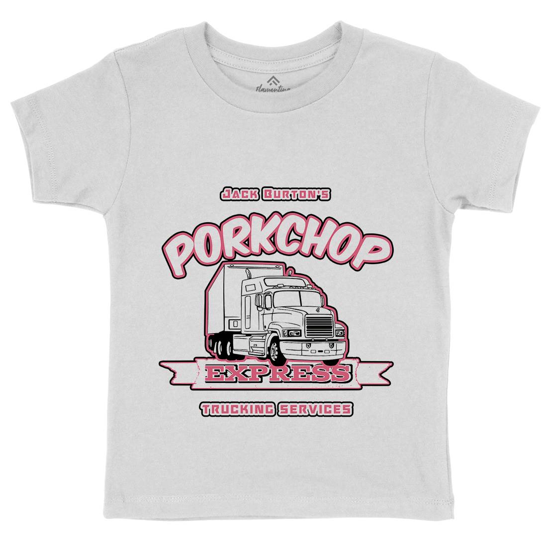Pork Chop Express Kids Organic Crew Neck T-Shirt Asian D390