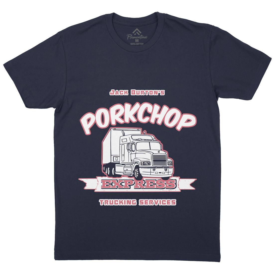 Pork Chop Express Mens Crew Neck T-Shirt Asian D390
