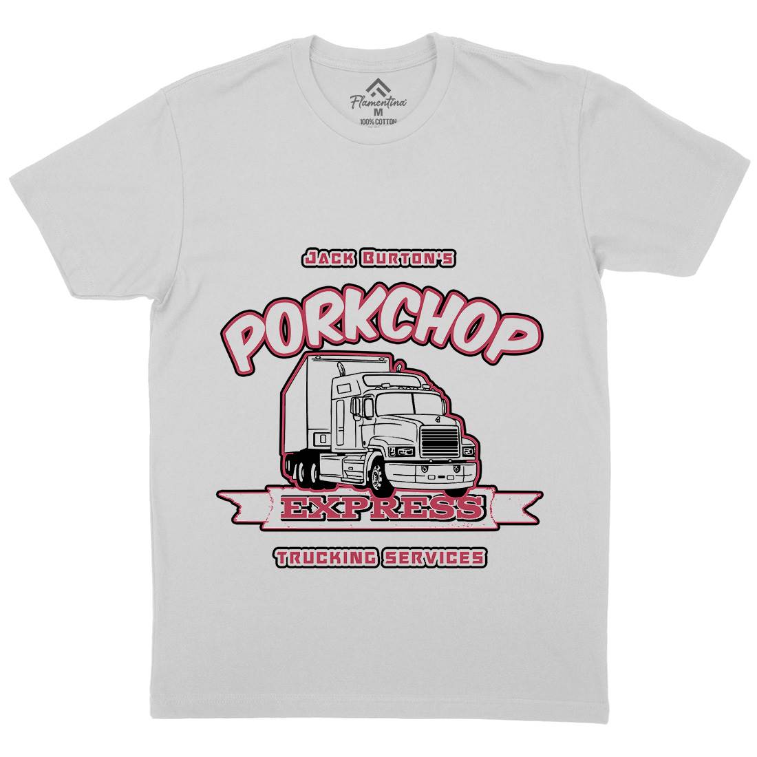 Pork Chop Express Mens Crew Neck T-Shirt Asian D390